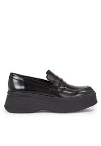 Loafersy Calvin Klein. Kolor: czarny