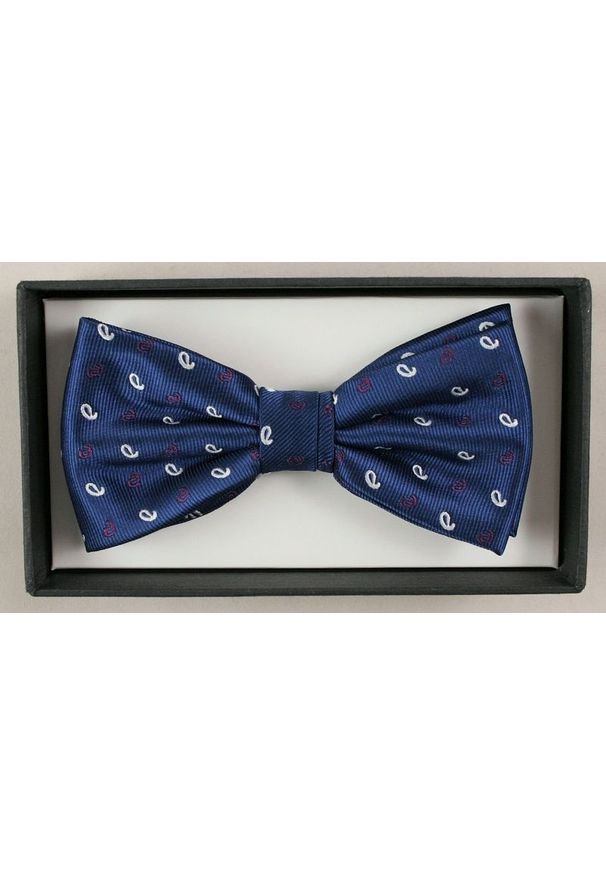 Modna Mucha Męska - Alties - Niebieska, Wzór. Kolor: niebieski. Styl: sportowy, elegancki