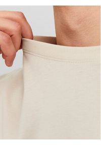 Jack & Jones - Jack&Jones T-Shirt Vesterbro 12240121 Beżowy Relaxed Fit. Kolor: beżowy. Materiał: bawełna #2