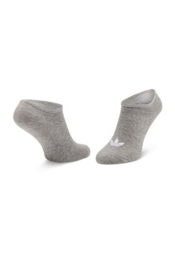 Adidas - adidas Zestaw 3 par niskich skarpet unisex Trefoil Liner FT8524 Biały. Kolor: biały. Materiał: materiał