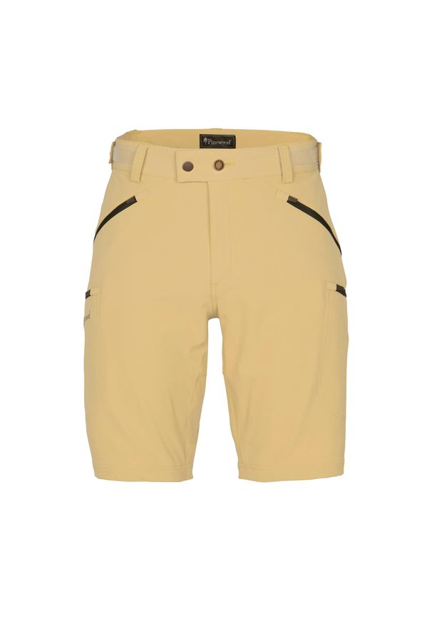 PINEWOOD - Spodenki trekkingowe męskie Pinewood Abisko Light Stretch. Kolor: żółty. Sport: turystyka piesza