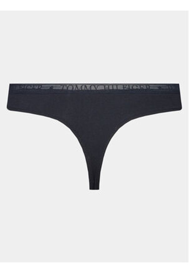 TOMMY HILFIGER - Tommy Hilfiger Komplet 3 par stringów UW0UW04890 Kolorowy. Materiał: bawełna. Wzór: kolorowy