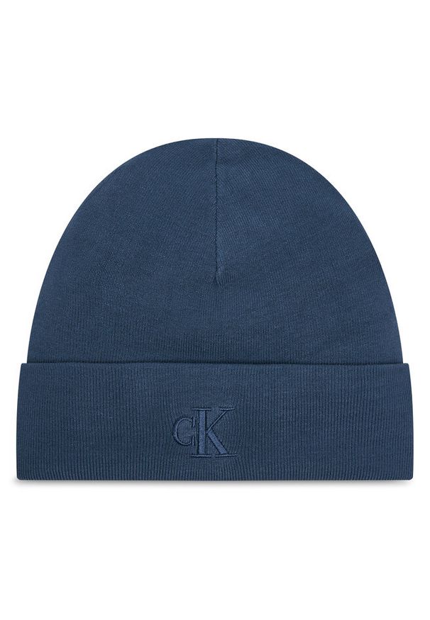Czapka Calvin Klein. Kolor: niebieski