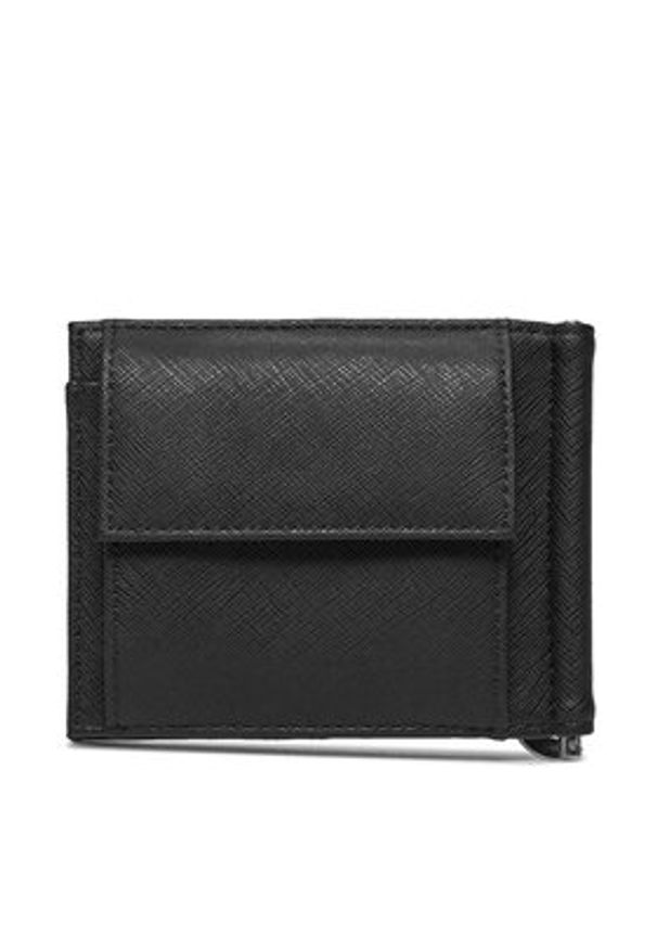 Emporio Armani Mały Portfel Męski Y4R502 Y138E 81072 Czarny. Kolor: czarny. Materiał: skóra