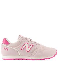 Buty New Balance YC373XU2 - różowe. Okazja: na co dzień. Kolor: różowy. Materiał: guma, materiał, syntetyk. Szerokość cholewki: normalna. Model: New Balance 373 #1
