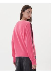 Adidas - adidas Bluza adicolor Holiday JX7811 Różowy Loose Fit. Kolor: różowy. Materiał: syntetyk