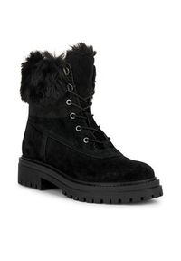 Geox Trzewiki D Iridea D26HRT 022BH C9999 Czarny. Kolor: czarny. Materiał: zamsz, skóra #6