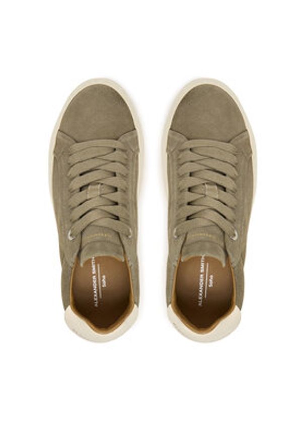 Alexander Smith Sneakersy Soho ASBDSOM 3665 Zielony. Kolor: zielony. Materiał: skóra, zamsz