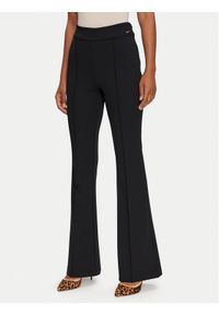 Guess Spodnie materiałowe W4YB01 KCBO2 Czarny Slim Fit. Kolor: czarny. Materiał: syntetyk