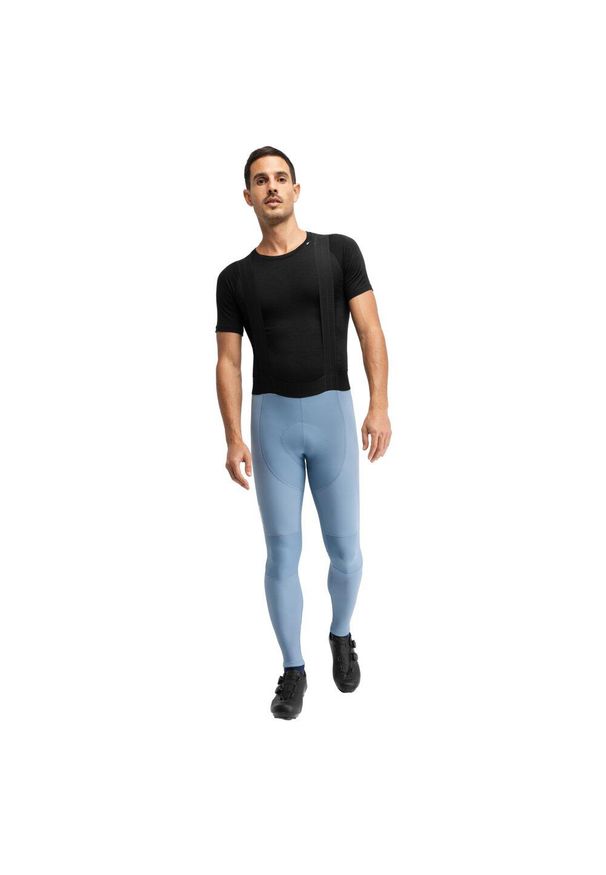 SIROKO - Męskie długie spodnie rowerowe Kolarstwo Siroko BX Malga Palazzo. Kolor: niebieski. Długość: długie. Sport: kolarstwo