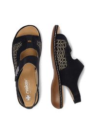 Rieker Sandały CEO-65989-01 Czarny. Kolor: czarny. Materiał: skóra #3