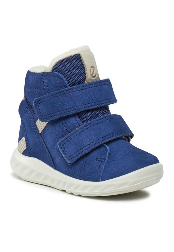 ecco - Trzewiki ECCO. Kolor: niebieski