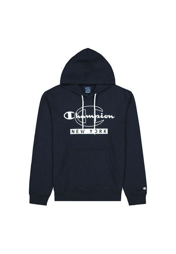 Bluza bez kaptura Męska Champion New York Graphic Print Ciemnoniebieski. Typ kołnierza: bez kaptura. Kolor: niebieski. Wzór: nadruk