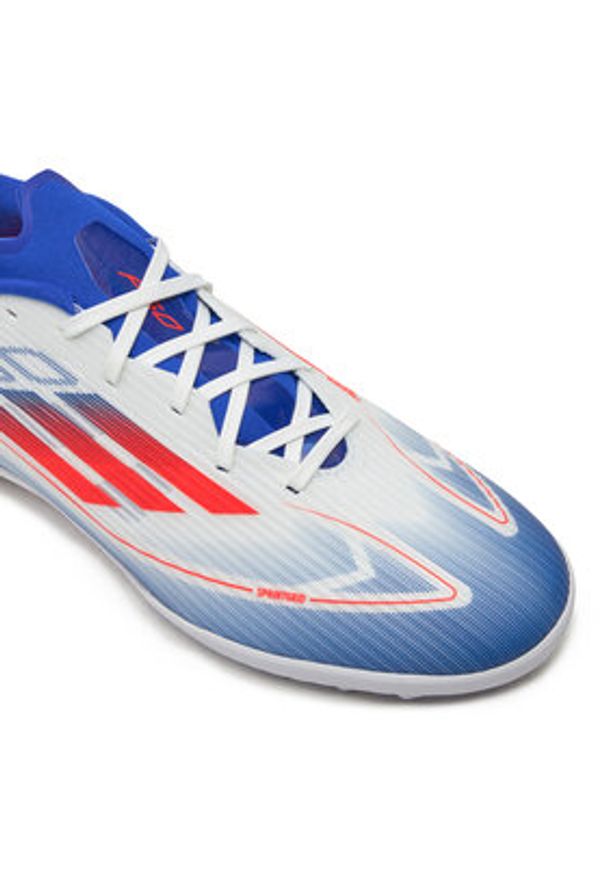 Adidas - adidas Buty do piłki nożnej F50 League TF IF1343 Biały. Kolor: biały. Materiał: materiał