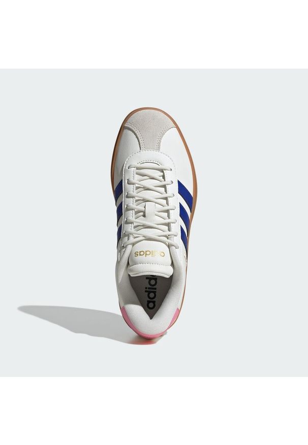 Adidas - Buty VL Court Bold. Kolor: biały, różowy, niebieski, wielokolorowy. Obcas: na platformie