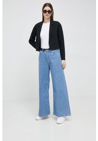 Calvin Klein Jeans jeansy Low Rise Loose damskie high waist. Stan: podwyższony. Kolor: niebieski #4