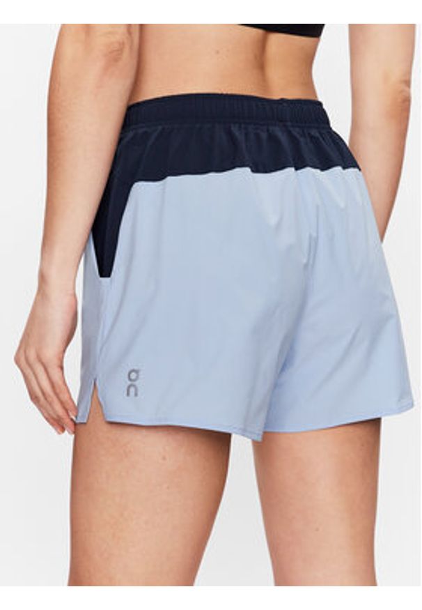 On Szorty sportowe Essential Shorts W 1WD10180897 Niebieski Regular Fit. Kolor: niebieski. Materiał: syntetyk