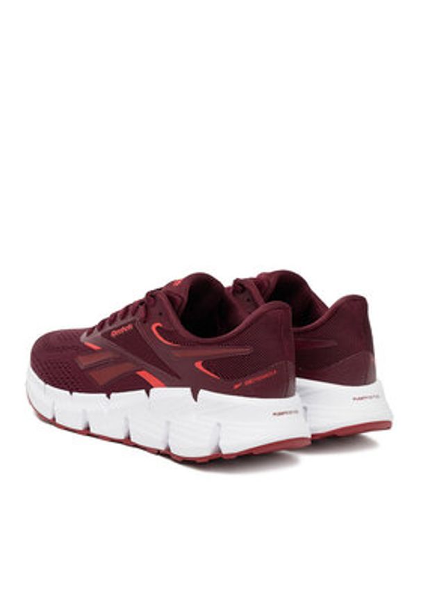 Reebok Sneakersy EO-ZIG DYNAMICA 6 100225493 Bordowy. Kolor: czerwony. Materiał: materiał