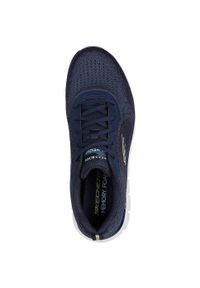 skechers - Adidasy Skechers Track - Glendor, Mężczyźni. Kolor: niebieski. Materiał: materiał