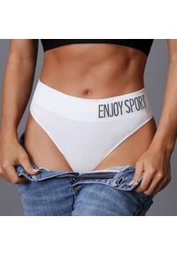 Intica - Figi brazyliany sportowe z elastycznym pasem Neige. Kolor: biały. Materiał: materiał #5