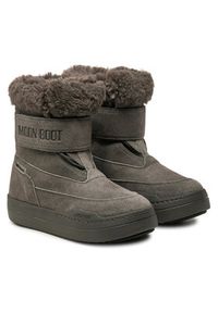 Moon Boot Śniegowce Junior Park Dtrap Boot Suede 80D3440040 Szary. Kolor: szary. Materiał: skóra, zamsz #7