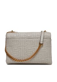 DKNY Torebka Delanie R343BB13 Szary. Kolor: szary. Materiał: skórzane