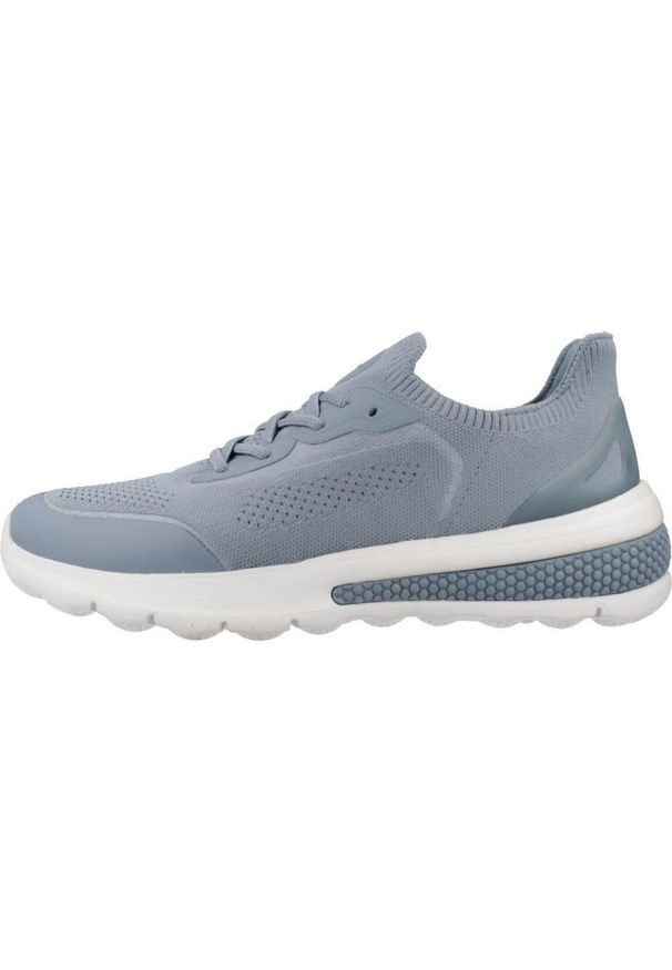 Tenisówki Geox Model D Spherica Actif A Kolor Niebieski. Okazja: na co dzień. Kolor: niebieski. Materiał: syntetyk, tkanina