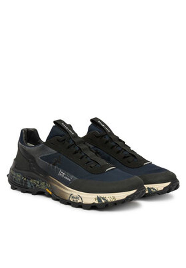 Premiata Sneakersy Devin Var 435 Granatowy. Kolor: niebieski. Materiał: materiał