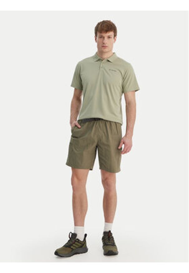 columbia - Columbia Szorty sportowe Mountaindale™ 2121471 Zielony Regular Fit. Kolor: zielony. Materiał: syntetyk