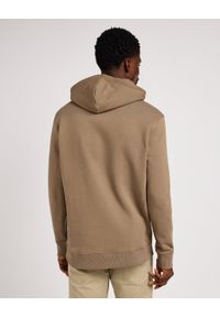 Lee - MĘSKA BLUZA Z KAPTUREM LEE WOBBLY LEE HOODIE PEBBLE 112349358 LM54015544. Typ kołnierza: kaptur #5