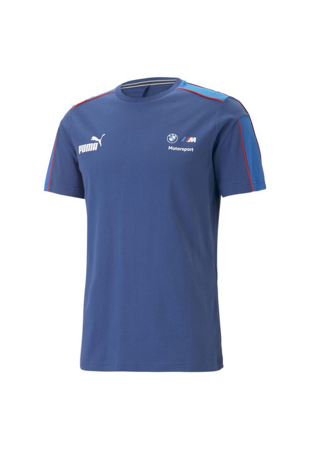 Koszulka Sportowa Męska Puma Bmw Mms Mt7. Kolor: niebieski. Sport: fitness