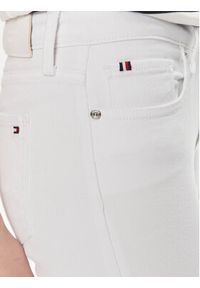 TOMMY HILFIGER - Tommy Hilfiger Jeansy WW0WW41295 Biały Skinny Fit. Kolor: biały