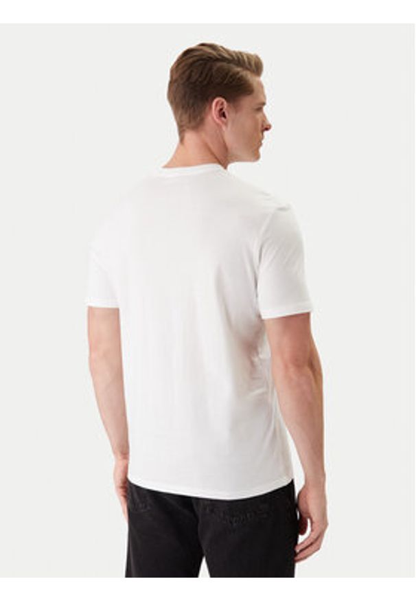 Calvin Klein Jeans T-Shirt LV04RB866G Biały Regular Fit. Kolor: biały. Materiał: bawełna
