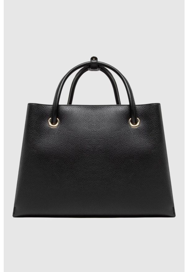 Valentino by Mario Valentino - VALENTINO Duża czarna torebka Alexia. Kolor: czarny. Rozmiar: duże