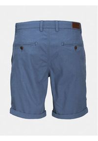 Jack & Jones - Jack&Jones Szorty materiałowe Fury 12206889 Niebieski Regular Fit. Kolor: niebieski. Materiał: bawełna #4