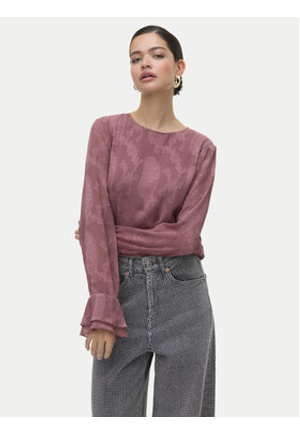 Vero Moda Bluzka Mishi 10335512 Różowy Regular Fit. Kolor: różowy. Materiał: syntetyk