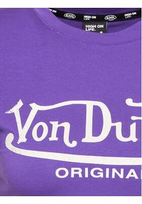 Von Dutch T-Shirt Arta 6230047 Fioletowy Regular Fit. Kolor: fioletowy. Materiał: bawełna