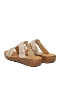 Rieker Klapki CEO-V2864-60 Złoty. Kolor: złoty. Materiał: skóra #6