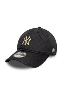 Czapka z daszkiem New Era 9Tewenty New York Yankees Quilted. Kolor: czarny. Styl: casual #1