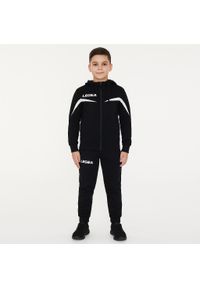 LEGEA - Komplet dresowy dla dziecka TURCHIA JR. Okazja: na uczelnię. Kolor: czarny, wielokolorowy, biały. Materiał: dresówka. Długość: długie. Styl: sportowy #1