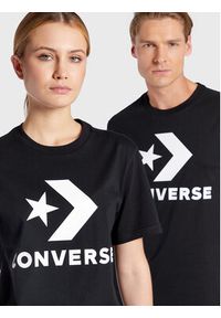 Converse T-Shirt Unisex Star Chevron 10024067-A01 Czarny Regular Fit. Kolor: czarny. Materiał: bawełna #9