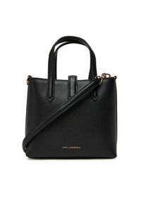 Karl Lagerfeld - KARL LAGERFELD Torebka A3W30151 Czarny. Kolor: czarny. Materiał: skórzane