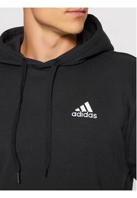 Adidas - adidas Bluza Essentials Fleece GV5294 Czarny Regular Fit. Kolor: czarny. Materiał: bawełna