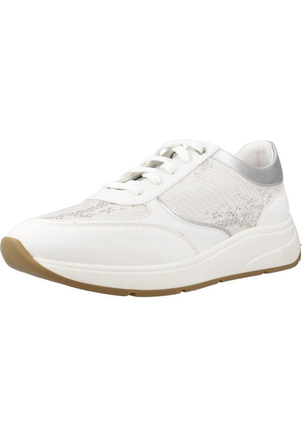 Geox - Buty GEOX D CRISTAEL Nadruk zwierzęcy. Okazja: na co dzień. Kolor: wielokolorowy. Materiał: syntetyk, tkanina. Wzór: motyw zwierzęcy, nadruk