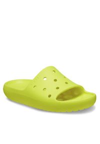 Crocs Klapki Classic Slide V2 209401 Żółty. Kolor: żółty