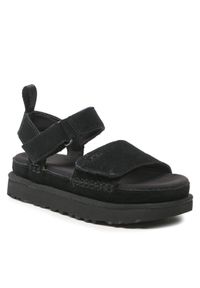 Ugg Sandały W Goldenstar Sandals 1136783 Czarny. Kolor: czarny. Materiał: skóra, zamsz