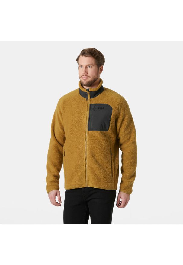 Polar Helly Hansen Panorama Block. Kolor: brązowy. Materiał: polar. Sport: turystyka piesza