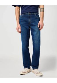 Wrangler - MESKIE SPODNIE WRANGLER TEXAS SLIM VINTAGE STORM 112362312. Styl: vintage