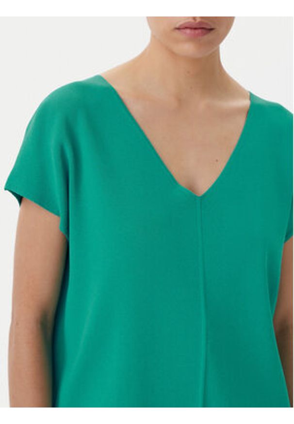 Luisa Spagnoli Sweter Caracalla 58686 Zielony Regular Fit. Kolor: zielony. Materiał: wiskoza