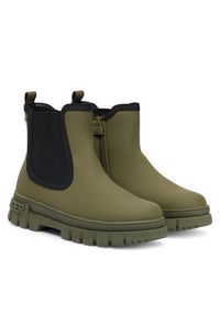 TOMMY HILFIGER - Tommy Hilfiger Botki T3X5-34130-1355414 Khaki. Kolor: brązowy #3